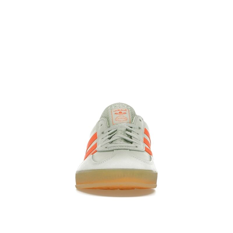 Adidas Gazelle Indoor Linen Green Solar Orange Женские кроссовки Gum IF6982
