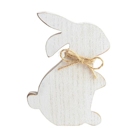 Кролик орнамент милый пасхальный DIY мультфильм животных стиль счастливый деревянный кролик ремесла украшения детский подарок