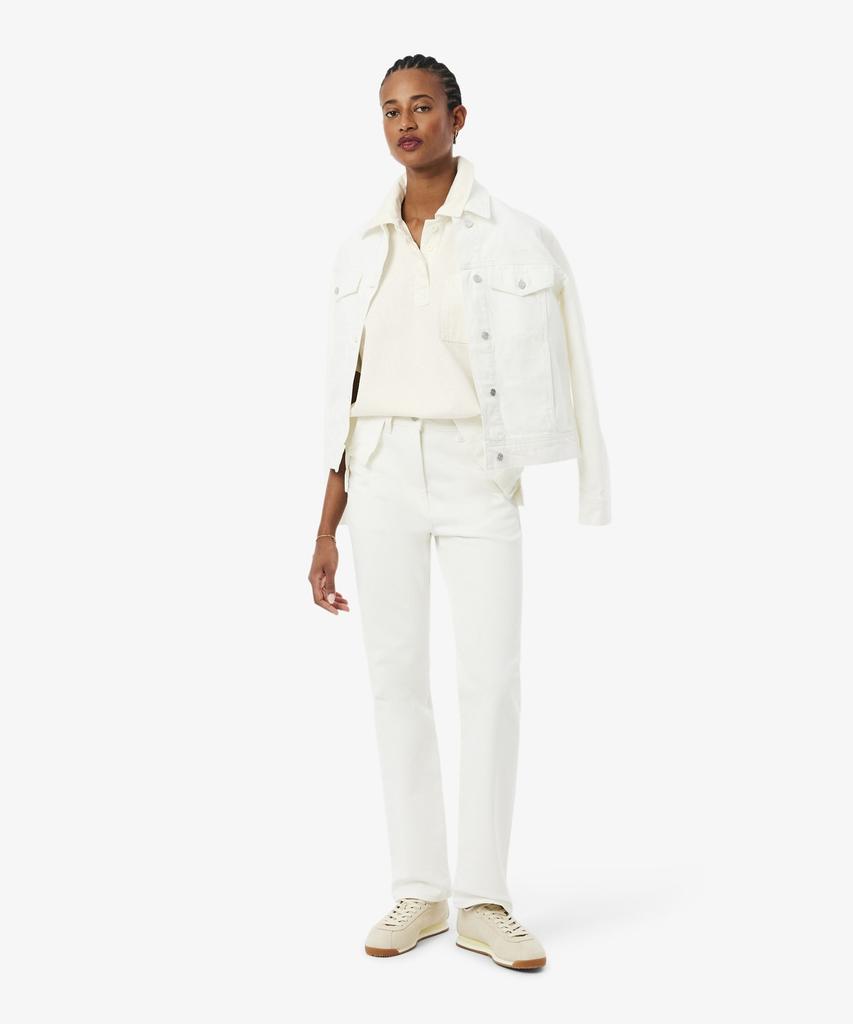 Женская джинсовая рубашка в стиле поло LACOSTE Cf0051-56G 001