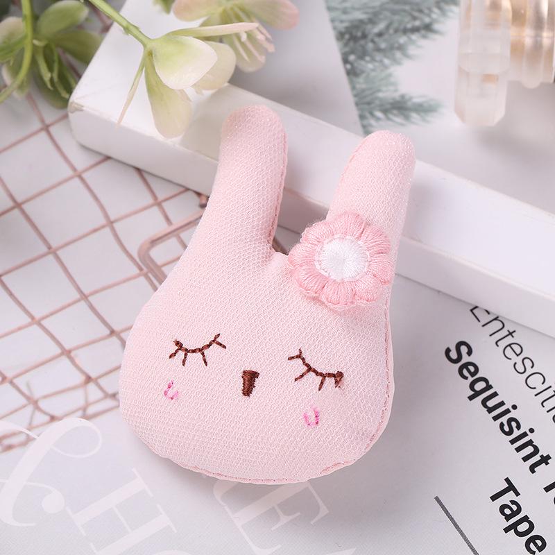 Подвески в виде плюшевых кукольных головок и аксессуары с хлопковым наполнителем: Цветы, кролики, сумки, обувь, носки, милые броши