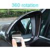 2Pcs Side Rearview Adjustable Wide Angle Convex 360 Degree Rotation HD Glass Blind Spot Mirror