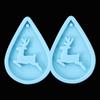 Making Tools Dangle UV Epoxy Earrings Resin Mold Merry Christmas Resin Silicone Mould Pendant Molds