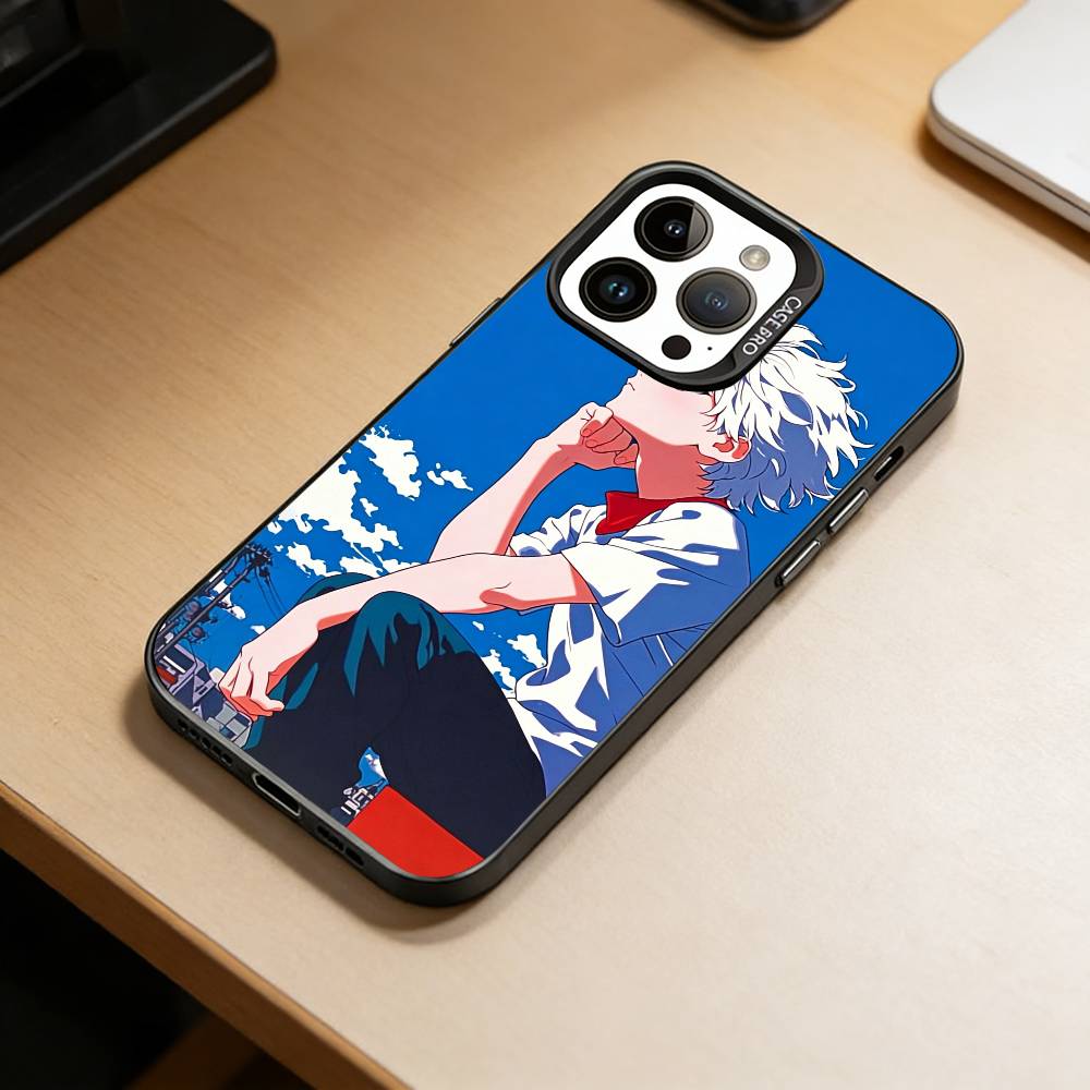 HH-Hunter x Hunter Чехол для телефона для iPhone 17,16,15,14,13,12,11 Plus,Pro Max,XS,Цветной Посеребренный Внутренний Чехол