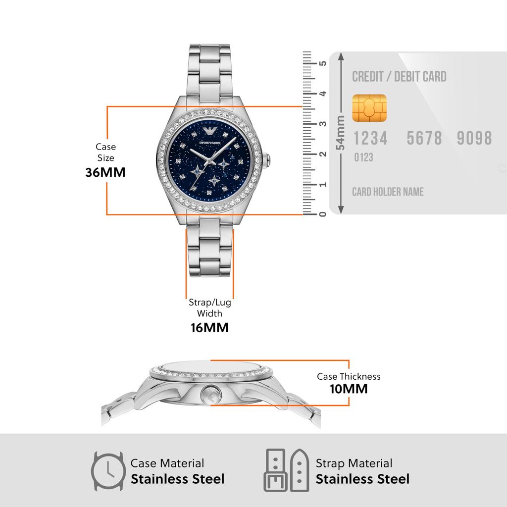 Часы AR11628 Silver [Emporio Armani] женские