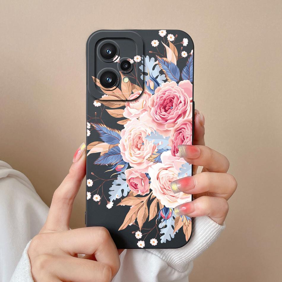 Мини Чехол-Панда Для Realme 9 Pro Plus Конфетный Расписной Мягкий Чехол Для Oppo Realme9 Защита Камеры Жидкий Силикон Чехол Для Телефона Capa