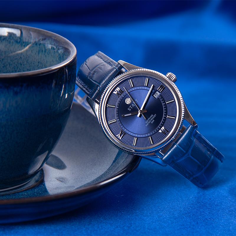 Start Модные мужские часы, швейцарские импортные кварцевые мужские часы со светящимся римским циферблатом и функцией даты