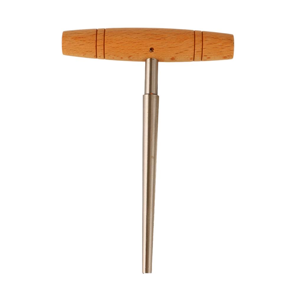 Guitar Pin Hole Reamer Handheld End Peg Hole Reamer Reaming Cutting Tool with Solid Wood T Handle