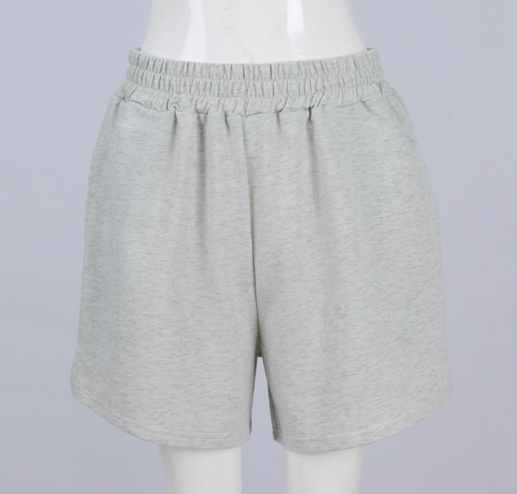 Женские шорты повседневные летние удобные эластичные шорты для бега с высокой талией и завязками на шнурке с карманами