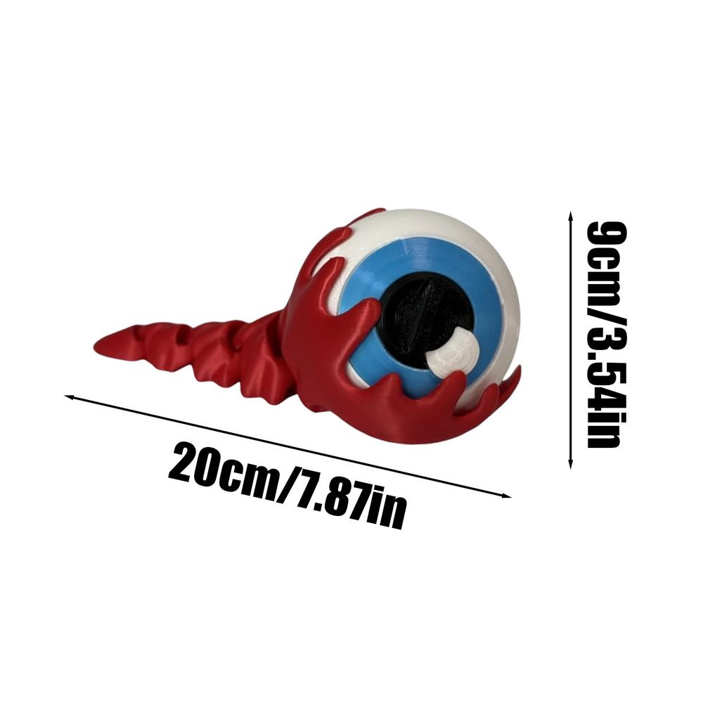 Halloween Eyeball Candy Box 3D Eyeball Halloween Candies Storage Candy Box Smooth Desktop Ornaments Candy Storage Bins