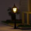LED Street Lights, 30mm, 1:200-1:300 Scale, 5-Piece Set, for Garden, Road, and Street Lighting, Ideal for Model Trains, Buildings, and Dioramas, DIY P