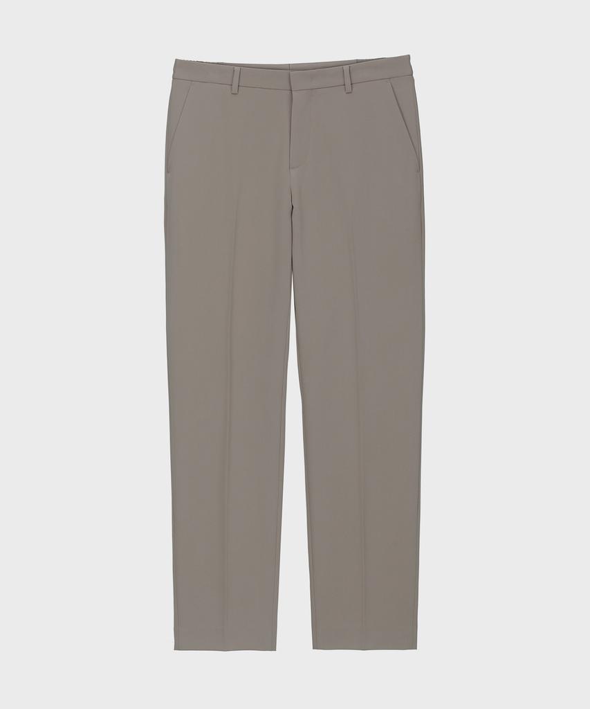 BASIC HOUSE Recycled Tapered Fit Slacks Beige Lwpt0103