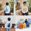Trendy Cartoon Kids Backpack Stylish Canvas Crossbody Bag For Boys And Girls