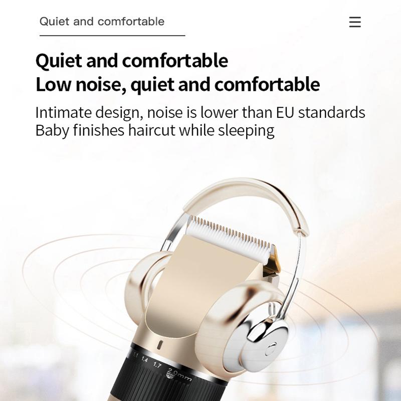 Профессиональный электрический парикмахерский набор, электрическая машинка для стрижки волос, бритва, ножницы для стрижки волос с легкой головкой, перезаряжаемая машина для стрижки волос для мужчин