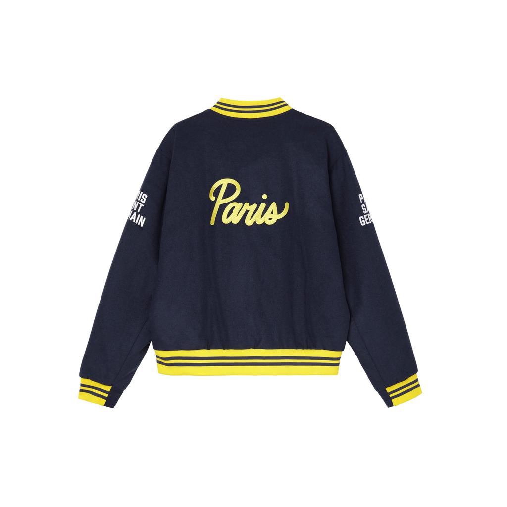 Nike Футбольная куртка Paris Saint-Germain Authentics Color Block Letter, мужская, темно-синяя, FQ7803-410
