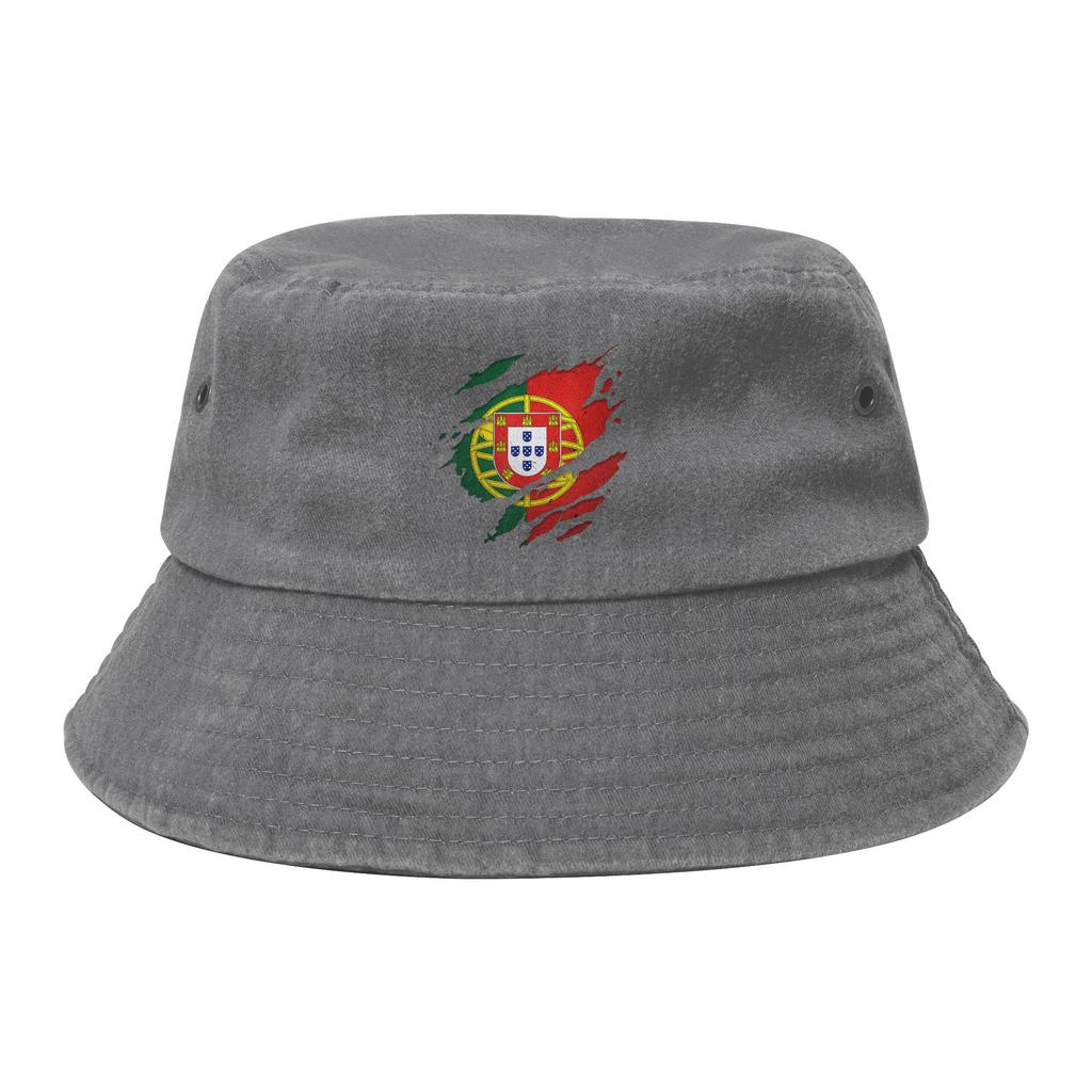 Portugal Flag Portuguese Bucket Hat for Girl Vocation Sun Hat Style Foldable for Hiking Fishing FisherUnisex Hats Panamka