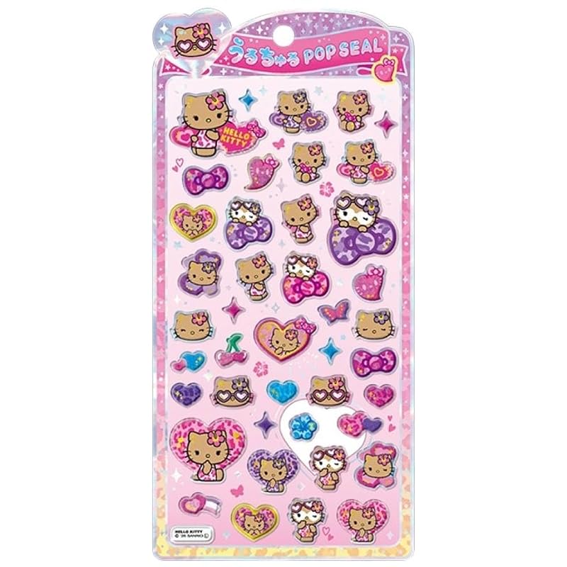 Наклейки Crux Ультра-гладкие Hello Kitty/Леопардовый режим 139146