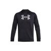 Fleece Logo Print Breathable Warm Hoodie Men Tops Black 1379854-001