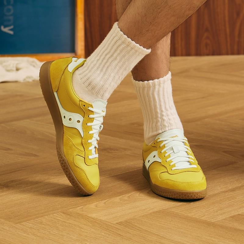 SAUCONY Кроссовки BULLET CT Низкие Повседневные Унисекс Желто-Белые - S79057-3