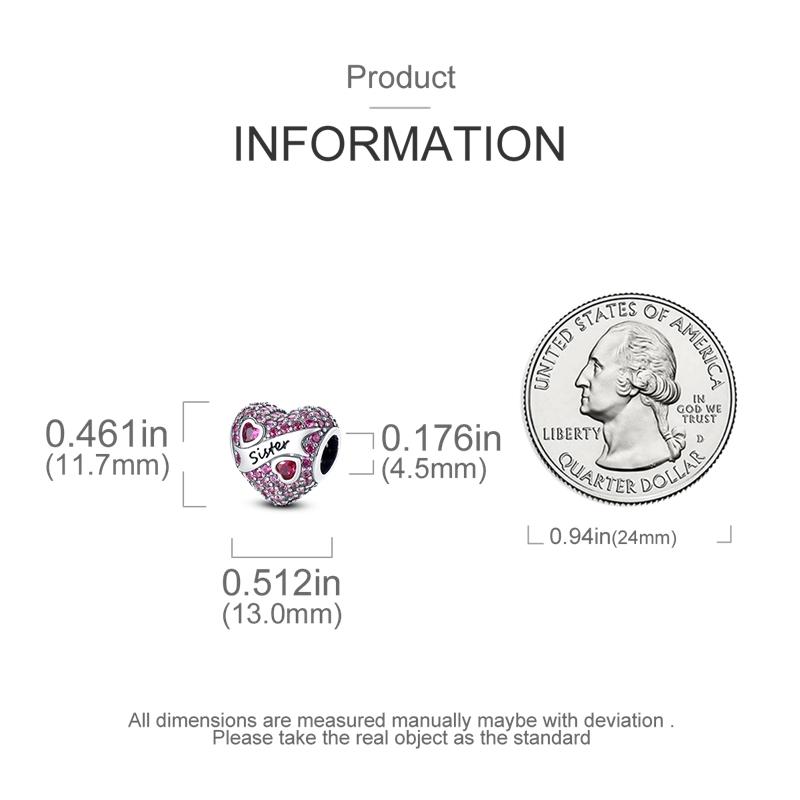 Медные Шармы-Подвески Серии Семейные и Дружеские Отношения Подходят для Оригинальных Изысканных Браслетов DIY Ювелирные Изделия Подарки