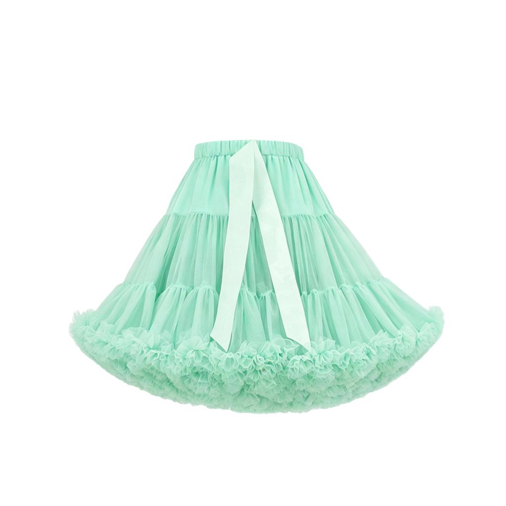 Women's Adult Tulle Skirt Dance Skirt for Performance and Party Wear
