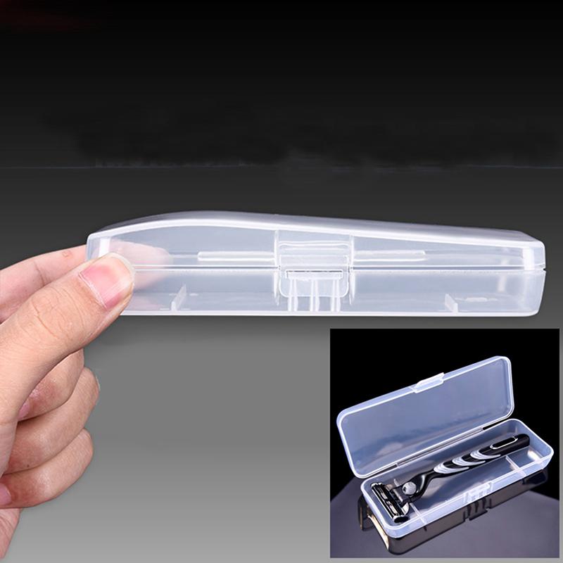 Практичный пластиковый прозрачный коллекционный футляр для хранения бритв