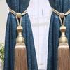Галстуки для штор Золотая проволока Теннисные шторы Подвесные шары Подвесные шары Веревка Галстук-кисточка Шары