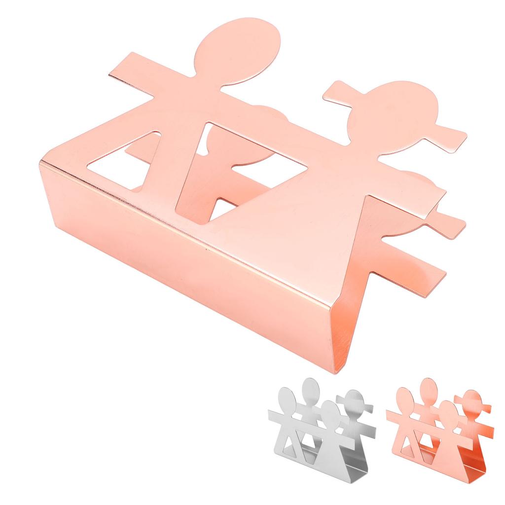 Процесс рисования держателя для салфеток, матовый полированный, пара, полый узор, держатель из нержавеющей стали для кухни