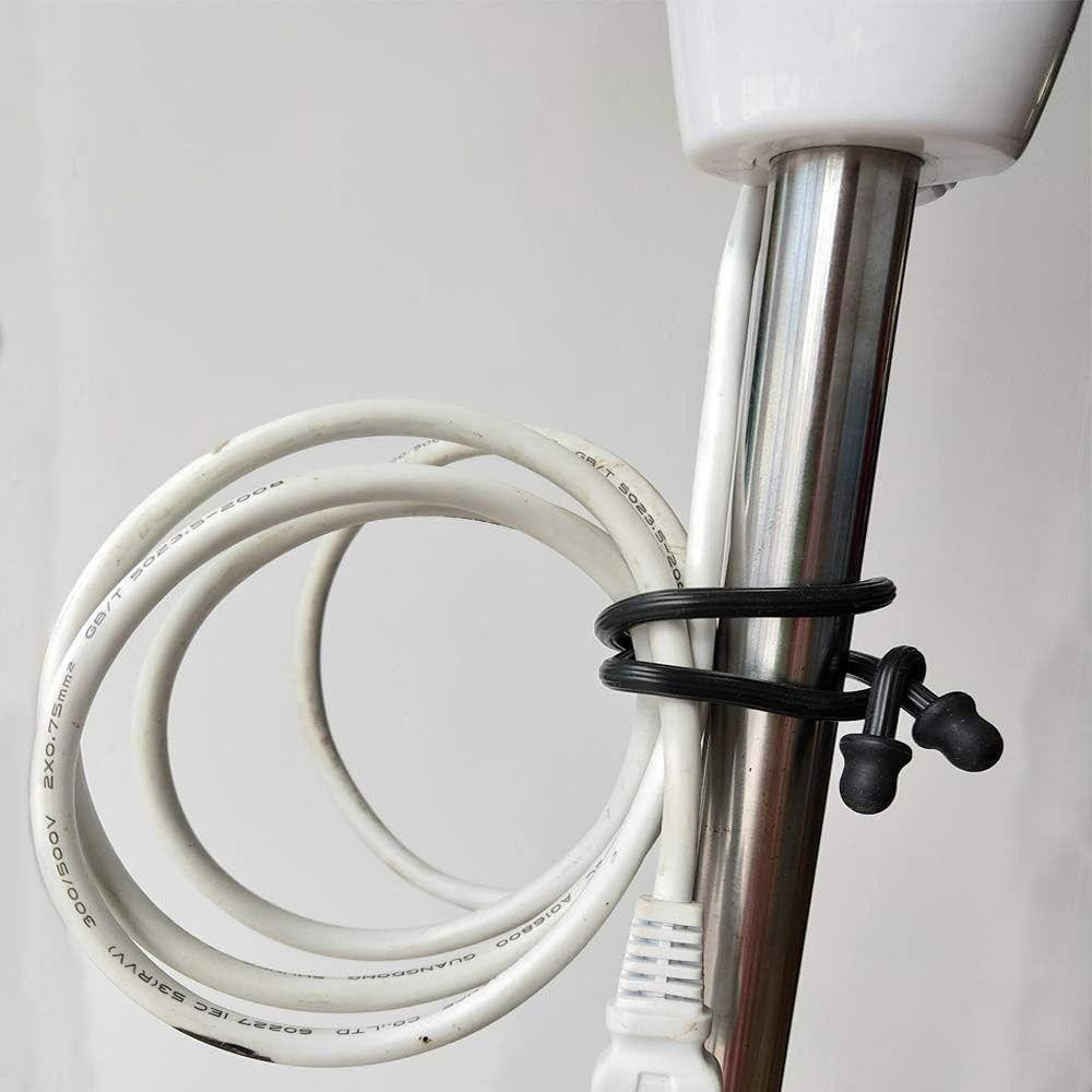 Straps Rubber Twist Ties Reusable Cable Tie Straps Accessories Silicone Ties