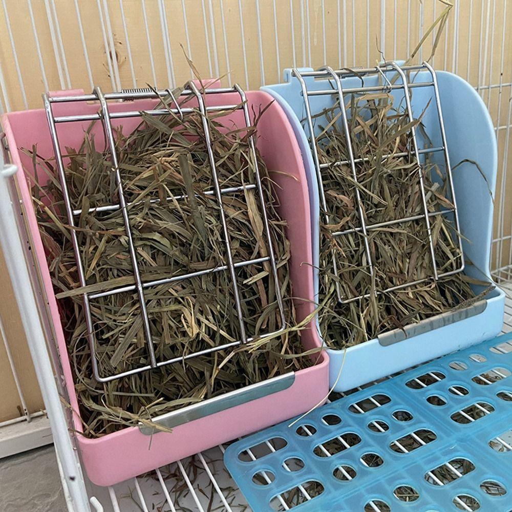 Plastic Multi-Functional Hanging Rabbit Hay Feeder Feeding Rack Grass Container Grass Holder