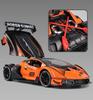 1/24 Lambos Essenza SCV12 Alloy Sports Car Model Diecast Sound Super Racing Lifting Tail Hot Car Wheel for Children Gifts