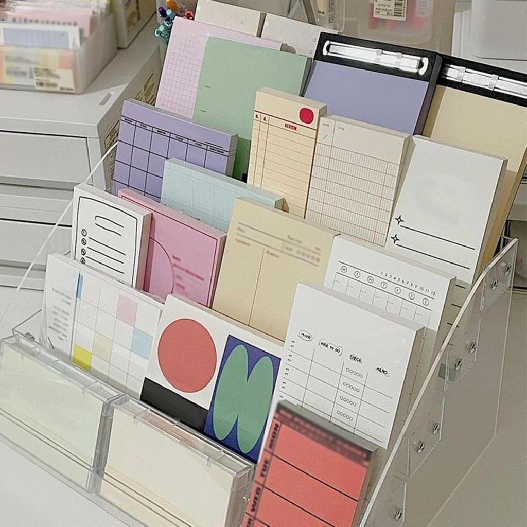 Acrylic Visit Carte Bureau Storage Shelf Multicile Library Display for
