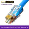 Сквозной сетевой коннектор Fubangtai CAT6 RJ45 с позолоченными контактами