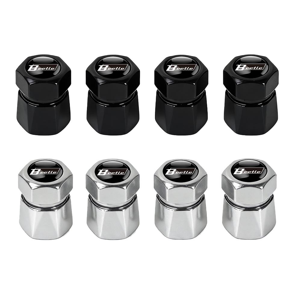 W1523D Metal Car Wheel Tire Valve Stem Caps Exterior Accessories For Volkswagen VW R Polo Passat Rline Golf 4 5 6 Tiguan Jetta GTI