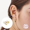 Trend Earrings 100 %Real 925 Silver Cuff Earring For Women Gold Stars Zircon Ear Clip Jewelry Pendientes Mujer Aretes