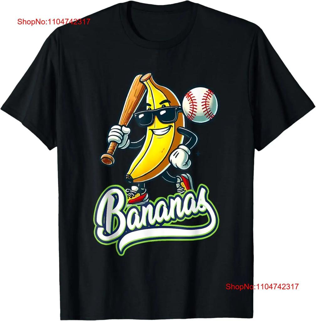 Funny Bananas Lets Go Cute Banana T Shirt vintage Washed Stylish Stretched Comfortable graphic Soft Unisex Slightly streetwear