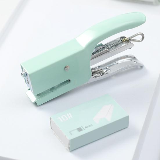 Маленький ручной степлер, степлер на 10-16 листов, с 750 скобами, мини-настольный степлер для офиса, школы, дома, путешествий