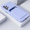 Чехол-держатель для карт из жидкого силикона для Samsung Galaxy A54 A53 A34 A14 A73 A33 A23 A13 A72 A52 A32 A22 A12 A91 A71, противоударный чехол
