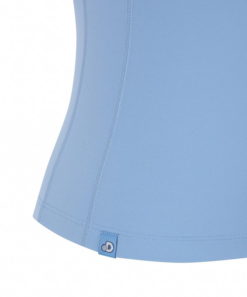 DISCOVERY EXPEDITION Women'S Freshvent Round Neck Bra Top (Blue)