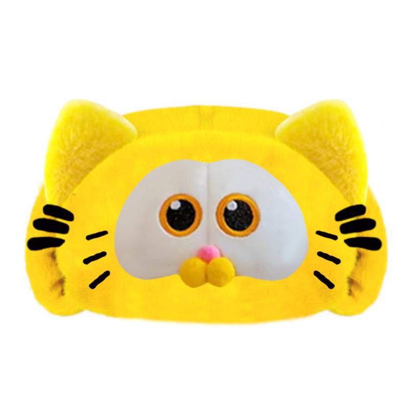 Новая симпатичная желтая мультяшная вышивка с изображением кота, теплая и ветрозащитная, хип-хоп повседневная модная шапка, подходящая для мужчин и женщин на осень и зиму