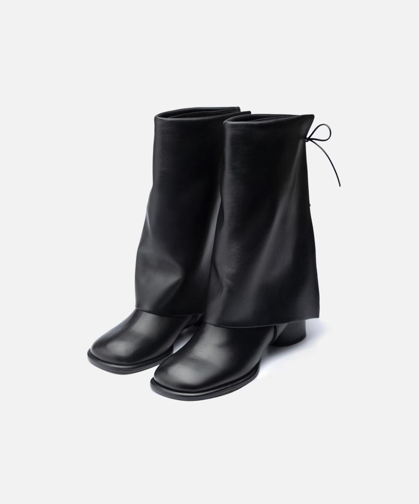 Then Moia Ankle Boots (Long Boot Cover) / Black