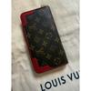 Used LOUIS VUITTON Monogram Long Wallet Red