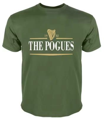 Футболка The Pogues Ирландский Панк-Рок Группа 1982 Репринт Унисекс Полный Размер S-5XL