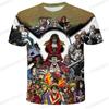 Летняя мужская 3D-печатная футболка Marvel Мстители Железный Человек Халк для уличной одежды, с круглым вырезом, с коротким рукавом, взрослая спортивная футболка