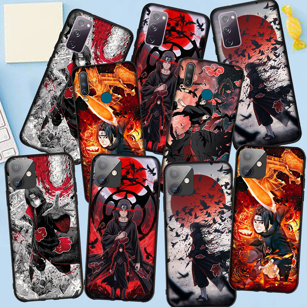 Phone Case for iPhone 17 15 16 Plus Xiaomi Poco X7 X6 F8 F7 M8 C85 C75 Redmi Note 14 12 11 13 Pro Max A4 14C 13C 15C Funda Uchiha Itachi Narutos Cover