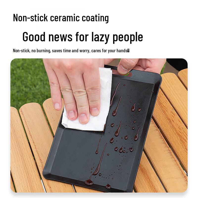 Portable Camping Non-Stick Griddle Plate