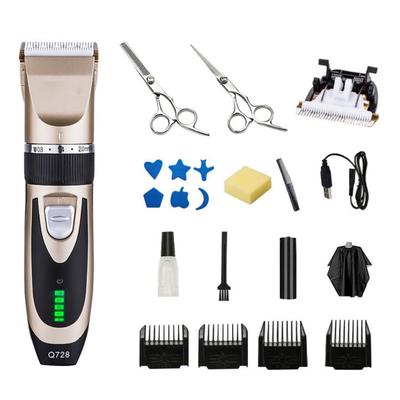 Набор триммеров для волос, домашний беспроводной электрический малошумный триммер для стрижки волос, набор бритв для взрослых и детей