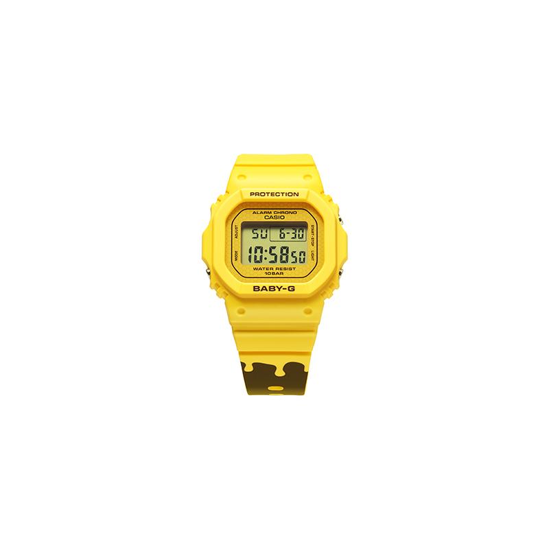 Casio Часы серия-квадратная банка для меда подарочная коробка специальная задняя крышка гравировка часы электронный механизм ремешок из смолы японские и корейские часы одинаковые SLV-22B-9PFH