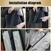 JDDRY 2 Shiny safety belt cover set,Women's Shiny Seatbelt Cover,Car seat belt shoulder pad,General automotive interior accessories suitable for