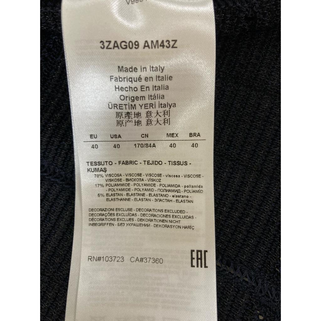 Giorgio Armani Темно-синий 3ZAG09 AM43Z 1B Жакет вязаный в клетку «оконное стекло» Жакет 40 черныйБ/у