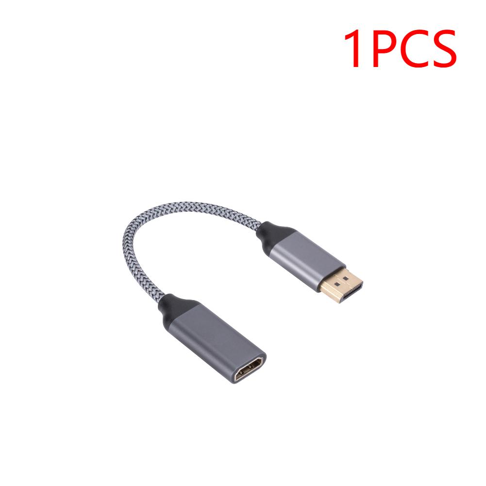 1-5 ШТ. Адаптер DP — HDMI-совместимый для видео и аудио высокой четкости для HD-телевизора 4K 60 Гц, кабель-адаптер DP — HDMI-совместимый, папа-мама для ноутбука HP/DELL